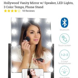 New vanity stand with LED lights and Bluetooth
